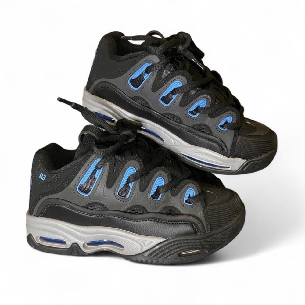 Osiris D3 2001 Skate Shoes Black/Grey/Blue